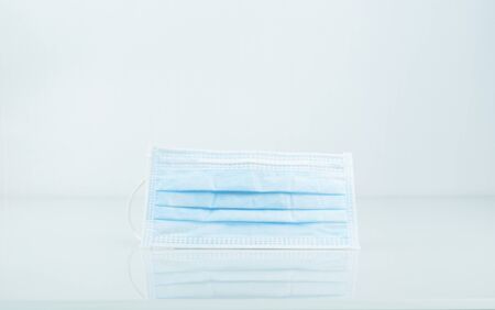 Medical face masks, Surgical mask virus protection on white background