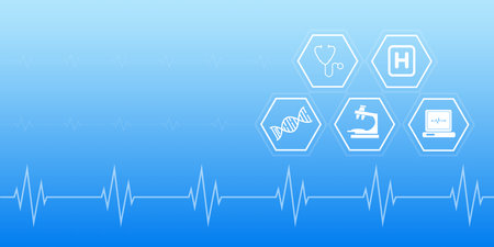 Background design for medical. hospital wallpaperの写真素材