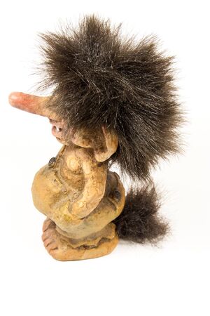 Picture of a norwegian handmade statueteの写真素材