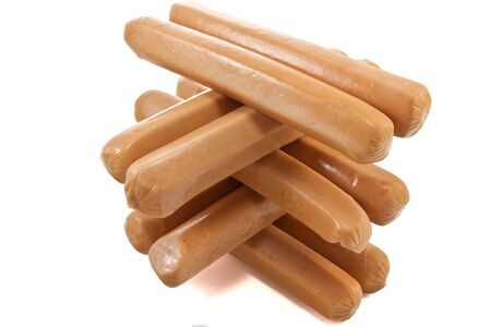 Picture of a stack of sausagesの写真素材