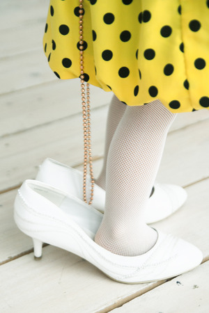 Children39s feet in shoes large sizeの写真素材