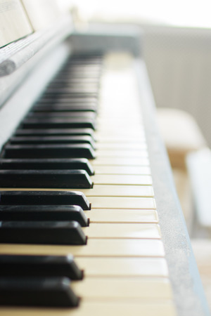 keys on the piano