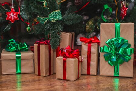 Christmas tree with gifts