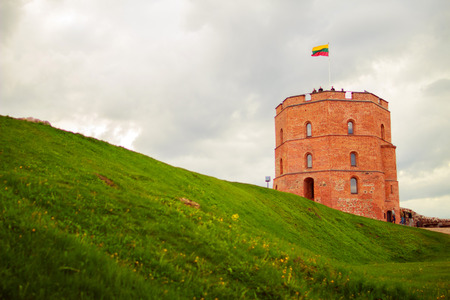 Gediminas Tower. Vilnius. Lithuaniaの写真素材