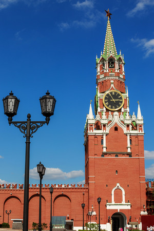 Kremlin in Moscow. building with a clockの写真素材