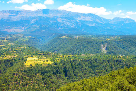 Summer scenic landscapes in the mountains in Turkeyの写真素材
