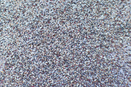 glittering background of a silver sequins closeup. Sparkle festive textureの写真素材