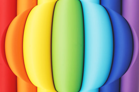 abstract multicolored background in rainbow colors. lgbt pride flag.の写真素材