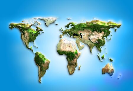 Best Internet Concept of global business from concepts series. Map earth. (Elements of this image...