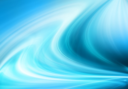 Abstract blue background, beautiful lines and blurの写真素材