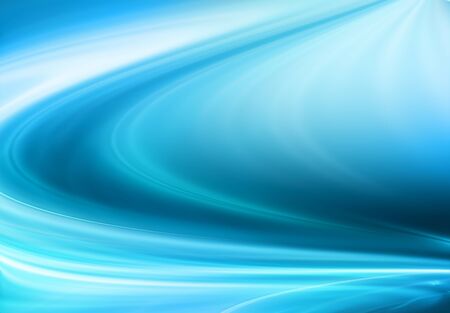 Abstract blue background, beautiful lines and blurの写真素材