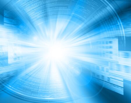 Abstract blue background. Technology background, from series best concept of global businessの写真素材