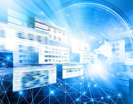 Best Internet Concept of global business.Technological background.の写真素材