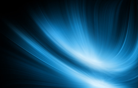 Abstract blue background, beautiful lines and blur