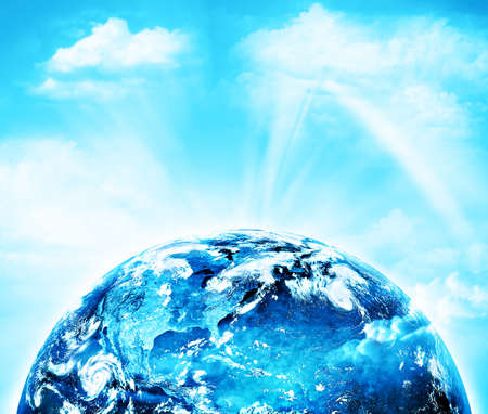 Earth from Space. Best Internet Concept of global business from concepts series. Elements of this...