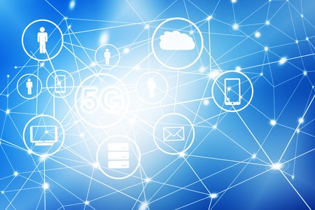 5G k Internet mobile wireless concept. Best Internet Concept of global business from concepts...