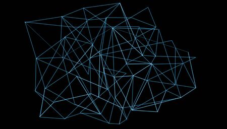 Technological background, Internet concept of global business. Internet connection, abstract of...