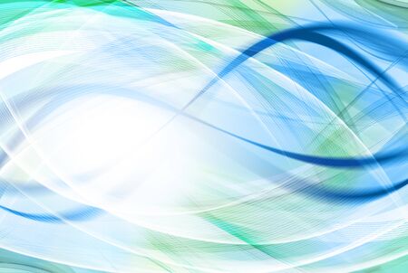 Abstract blue background. lines, waves, strokes, stylish backgroundの写真素材
