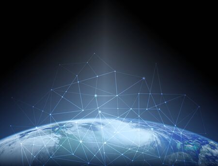 Earth from Space. Best Internet Concept of global business from concepts series.  3D illustrationの写真素材