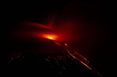 Glowing Lavaの写真素材