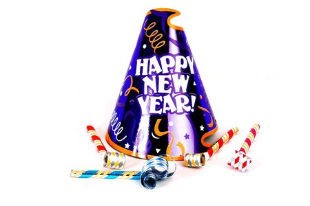 new year's eve party hatの写真素材