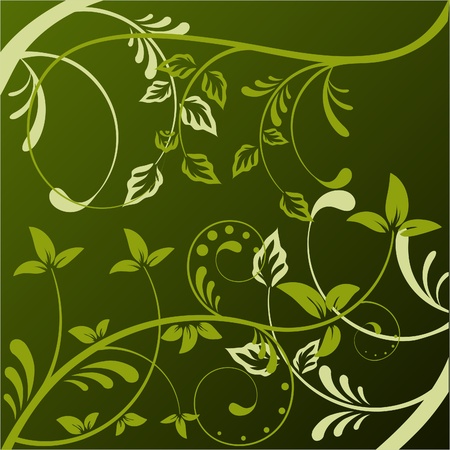 Abstract floral background with place for your text. illustration.のイラスト素材