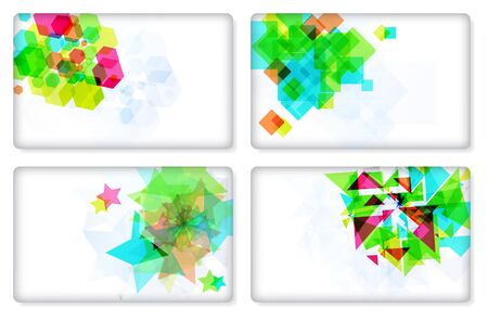 Modern Business-Card Set, elements for design  のイラスト素材
