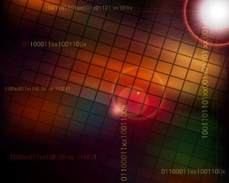 Abstract techno background のイラスト素材