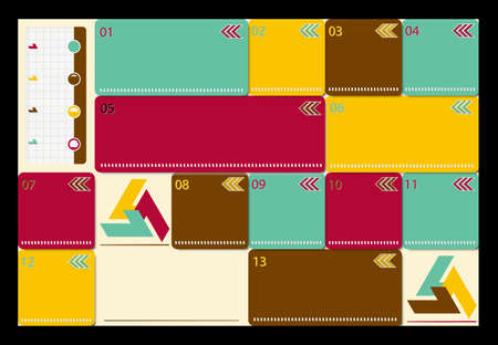 modern geometric design template, can be used for infographics 