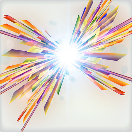 Abstract futuristic background with light burstのイラスト素材