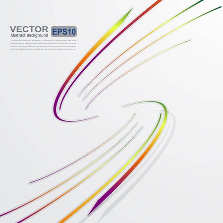 Abstract background with bent lines. Vector illustration.のイラスト素材