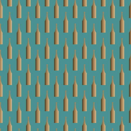 Abstract bottle  seamless texture. Editable and design suitable vector illustration.のイラスト素材