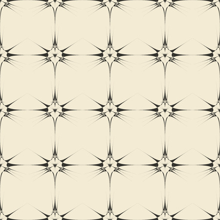 Geometric ornament seamless pattern.  Monochrome design template seamless background. Round, polygonal and grunge motif endless texture. Editable and color ready.のイラスト素材