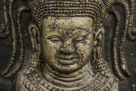 Graven image Face Khmerの写真素材