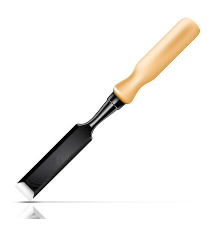 Detailed vector chisel. To see more great illustrations go to my portfolio...のイラスト素材