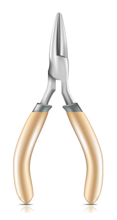 Detailed vector pliers. To see more detailed illustrations go to my portfolio....のイラスト素材