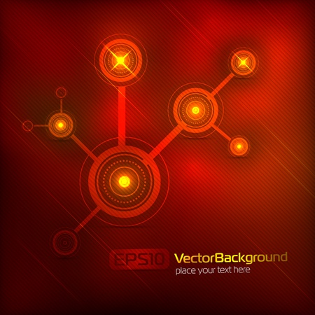 Vector techno backgroundのイラスト素材