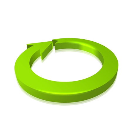 Circular Arrow 3Dのイラスト素材