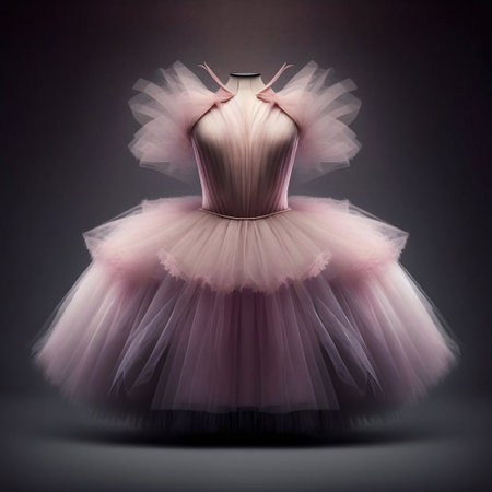 Tutu dress studio shot. Generative AI. high quality illustrationの写真素材