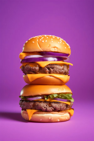 Big Burger Studio. Generative AI. high quality illustrationの素材
