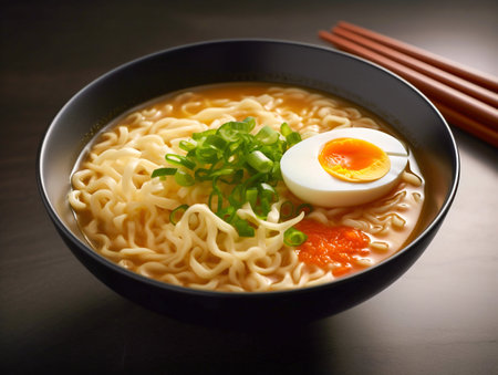 Ramen Soup Product Photo. Generative AI. high quality illustrationの素材