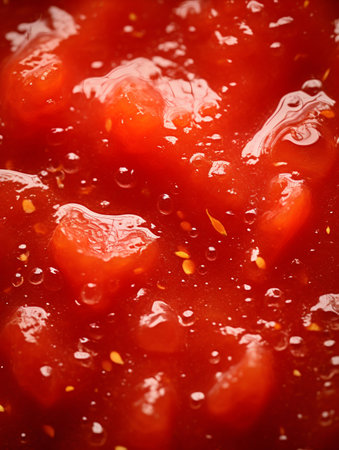 Salsa Sauce Texture Background. Generative AI. high quality illustrationの素材