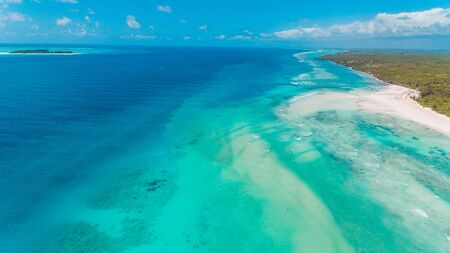 Matemwe coastline, Zanzibarの写真素材