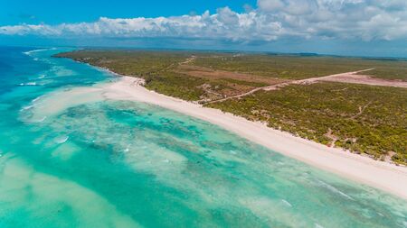 Matemwe coastline, Zanzibarの写真素材