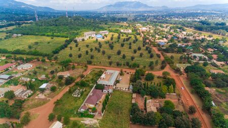 aerial view of the morogoro town