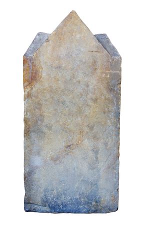 Old blank scuffed memorial stone.の写真素材