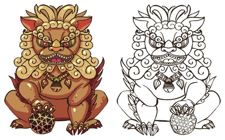 シーサーの写真素材 イラスト素材 ストックフォトのamanaimages Plus