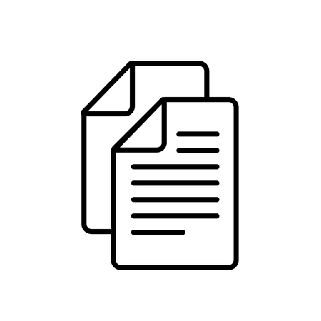 Resume on tabletのイラスト素材