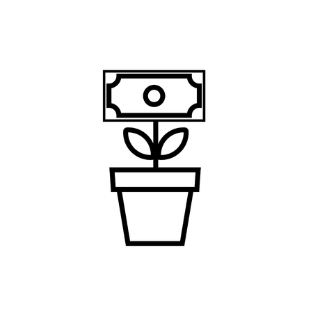 Money tree vectorのイラスト素材