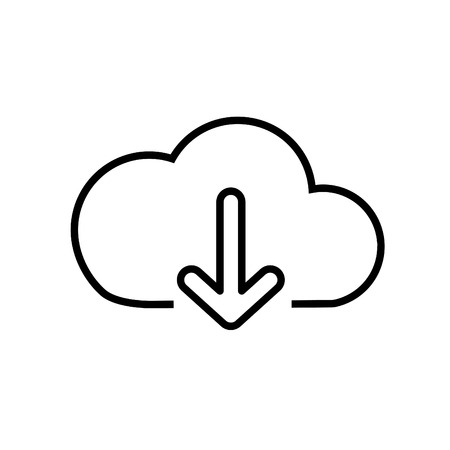 Upload from serverのイラスト素材